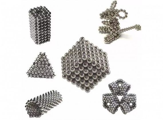 Подарунковий набір: Магнітний конструктор Нео NeoCube Золотий VX-393 + Срібний | Зображення 1