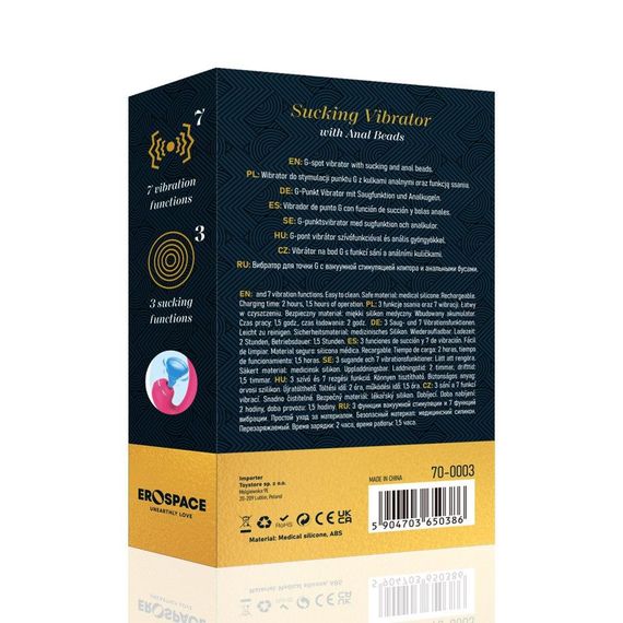 Потрійний вібратор з вакуумною стимуляцією Sweet Play sexstyle | Зображення 9