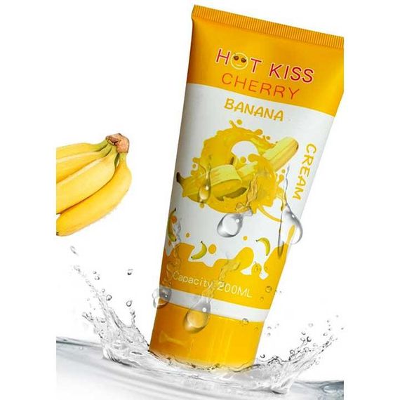 Лубрикант Hot Kiss Банан 200 мл | Зображення 1