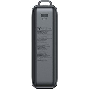 УМБ Acefast 20000mAh 67W PD3.0 20В/3.35A Type-C, USB-A, with cable, Li-ion M4 Black