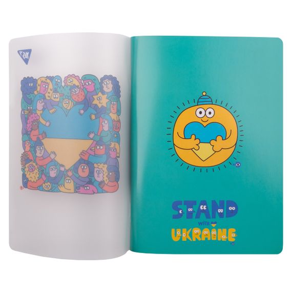 Зошит для записів А5 YES Stand with Ukraine 681859 70 аркушів | Зображення 1