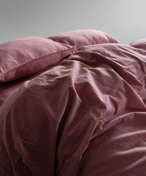 Постельное белье Limasso Stonewashed Ranforce 200 х 220 см Old Rose | Зображення 5