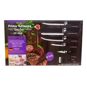 Набір ножів Zepter ZP-008 6 предметів