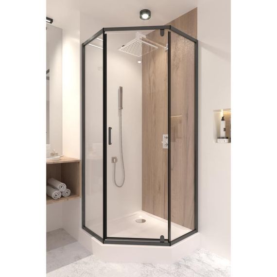 Душова кабіна Qtap Scorpio BLA10995-AC6 90х90 см, скло Clear 6 мм, CalcLess, без піддона | Зображення 9