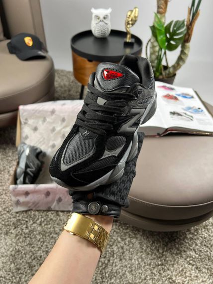 Кросівки New 9060 Dark Grey Black , текстиль , В'єтнам 40 25.5 см | Зображення 4