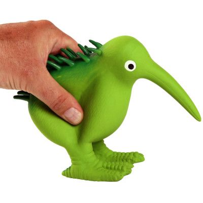 Игрушка для собак Kiwi Walker Птица киви 8.5 см зеленая (8596075000127) | Зображення 2