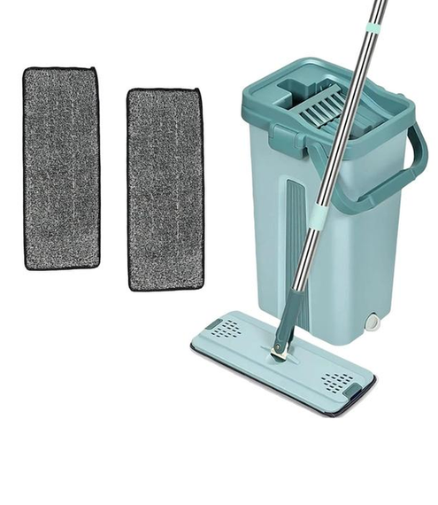 Комплект для прибирання швабра ледар з великим відром 10л з віджимом Scratch Cleaning Mop | Зображення 3