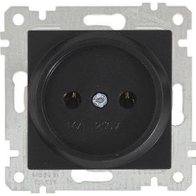 Механізм розетка б/з, 16А, RITA, Mutlusan, чорний, (арт.47-05-52)