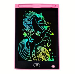 8.5 дюймов цветной ЖК-планшет для письма, детский блокнот для рисования, планшет для рисования. Розовый