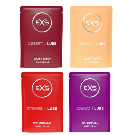 Лубрикант - EXS Flavoured Lube, 5 мл*100 шт. Sex Aura | Зображення 1