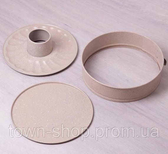 Форма Kamille Marble для выпечки разъемная Ø26х7см со сменным дном для кекса KM-6023 | Зображення 2