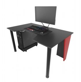 Стол геймерский ZEUS GAMER-2 черныйкрасный бок