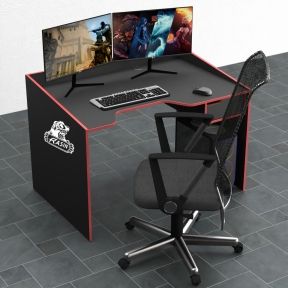 Стол компьютерный Comfy-Home Rasin RS-5 черный черныйкрасный