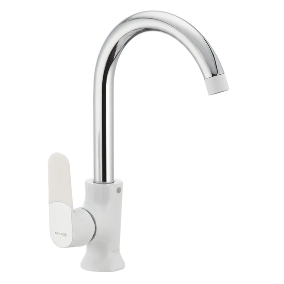 Смеситель кухонный белый Mixxus Premium Tiger 014 (MI0573)