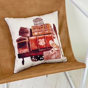 Подушка з мішковини Багаж мага 45x45 см (45PHB_22S006)