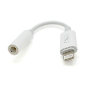 Перехідник Lighting(M) => Jack 3.5mm(F), 5см, White, Box