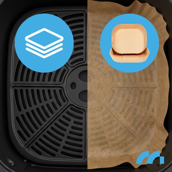 Мультипіч Maltec AirFryer2000W-8LB, 8 л, аерофритюрниця без олії з віконцем і підсвіткою | Зображення 9