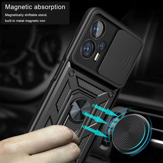 Ударостійкий чохол Camshield Serge Ring для Xiaomi Poco X4 GT | Зображення 2