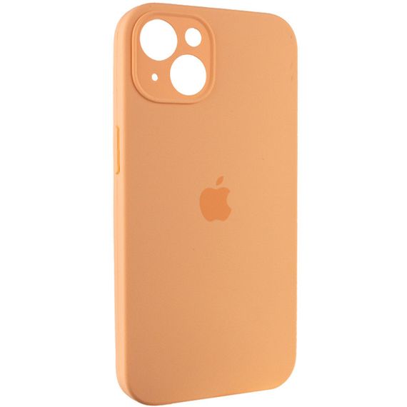 Чехол Silicone Case Full Camera Protective (AA) для Apple iPhone 13 (6.1") Оранжевый / Cantaloupe | Зображення 1