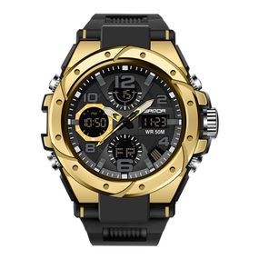 Часы Sanda 6008 Black-Gold