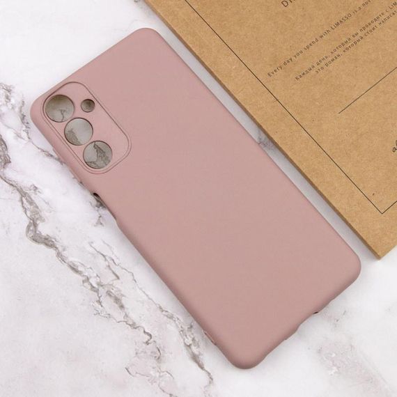 Чохол TPU GETMAN Liquid Silk Full Camera для Samsung Galaxy A16 4G/5G Рожевий / Pink Sand | Зображення 3
