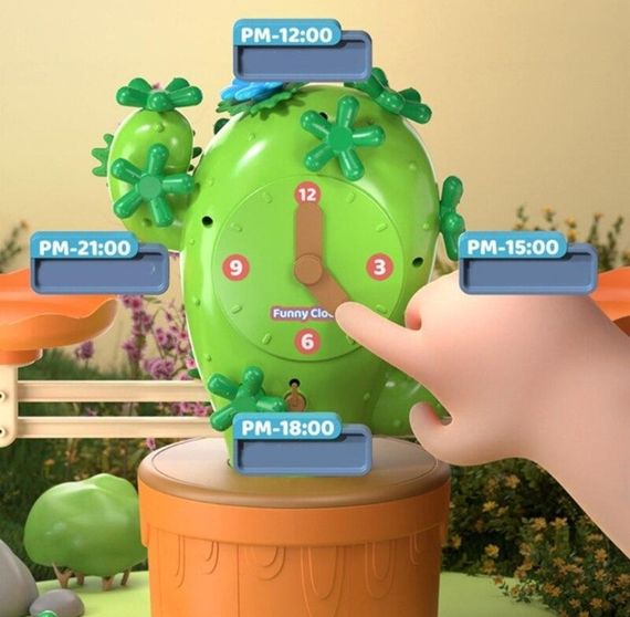 Гр Балансир "Кактус" 60829 (18) "4FUN Game Club", цифри 1-10, квіти, годинник | Зображення 6
