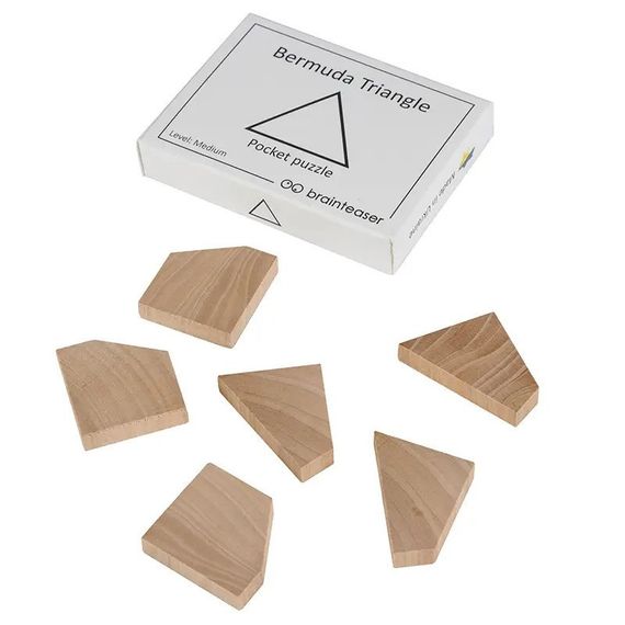 Набір дерев'яних головоломок "Wooden mini puzzle set" Заморочка 12en | Зображення 2