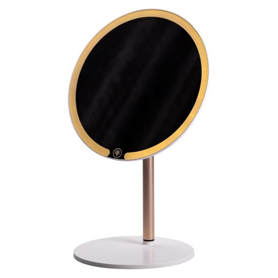 Дзеркало косметичне з підсвічуванням кругле настільне Ø21 см для макіяжу Біле HP-10-7AW | Зображення 1