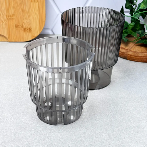 Вазон "Стелла" для орхідей з дренажем 16*18,5см. (корич. пр.) | Зображення 3