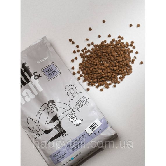 Корм Half&Half для взрослых собак малых пород (говядина), 12 кг | Зображення 3