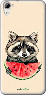 Чохол на HTC Desire 826 dual sim Єнотик з кавуном "4605u-312-2448"