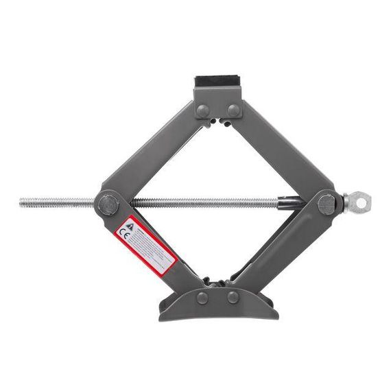 Домкрат механічний ромбоподібний 1т., гумовий упор., 92-340 мм INTERTOOL GT0180 | Зображення 2