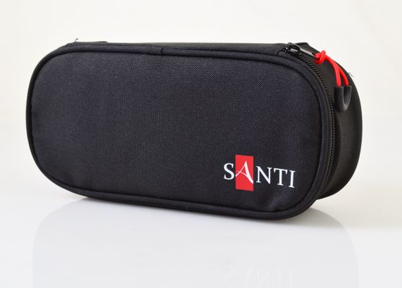 Пенал для художественных материалов Santi 742627 24х11х5.5 см черный