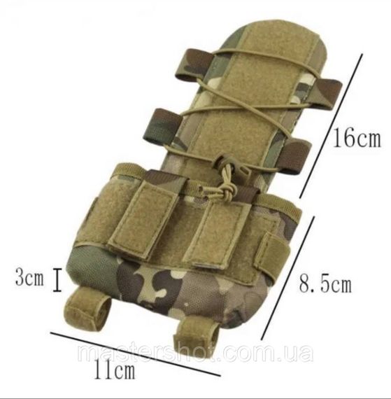 Підсумок кишеня (противага) для аксесуарів на кавер для балістичного шолома Fast Mandrake мультикам MS | Зображення 4