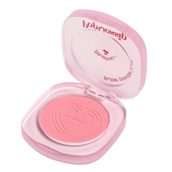Рум'яна для обличчя з сатиновим фінішем Pop Gossip Blushuu Silky powder blush - №02 Baby Bloom (3.2 g) | Зображення 1