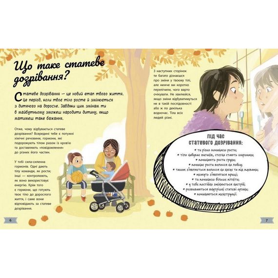 Дитяча книжка "Моє тіло змінюється путівник по дорослішанню" 1625001 для дівчат | Зображення 1