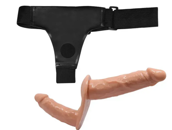 Страпон с двумя насадками BAILE - DOUBLE DILDOS Strap On, BW-022077 Sex Aura | Зображення 5