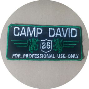 Нашивка на одежду Camp David 127*60 мм Зелений