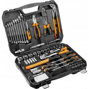 Набор инструментов Neo Tools 100 ед., 1/4 ", 1/2", CrV, кейс (08-920) - Топ Продаж!
