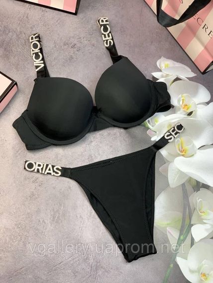 Набір жіночої нижньої білизни Victoria's Secret Букви зі стразами | Зображення 1