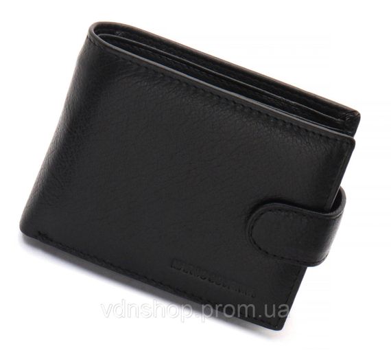 Чорне чоловіче портмоне з натуральної шкіри із візитницею Marco Coverna MC-2057-1 | Зображення 2