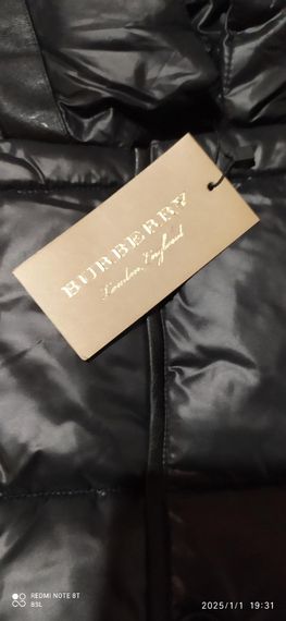 Куртка подовжена в стилі Burberry зима\єврозима чорна | Зображення 8