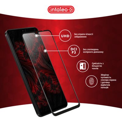 Стекло защитное Intaleo Full Glue Xiaomi Poco C75 Black (1283126608001) | Зображення 3
