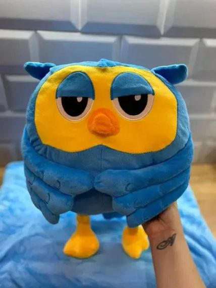 Мягкая игрушка " Happy Baby" Сова плед-подушка трансформер 3 в 1 зеленый | Зображення 5