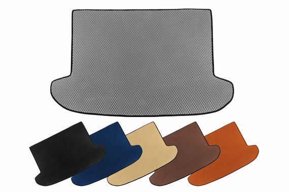 Коврик в багажник EVA (SW, Серый) для Skoda Octavia II A5 2006-2010 гг