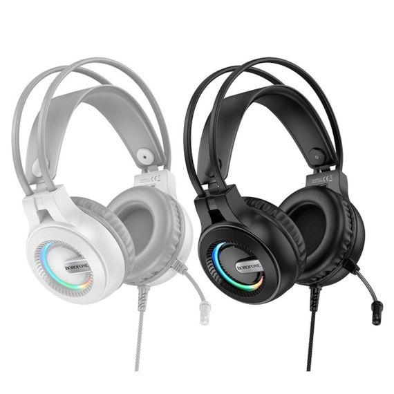 Навушники BOROFONE BO111 Eminent gaming headphones Black | Зображення 3