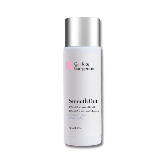 Ексфоліант з AHA кислотами та екстрактом кактуса Geek & Gorgeous Smooth Out 30 ml