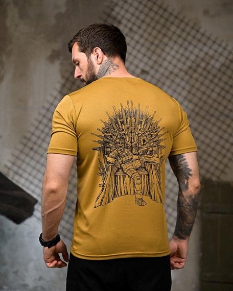 Тактична вологовідводна футболка Трон 7.62 кайот ПП7810