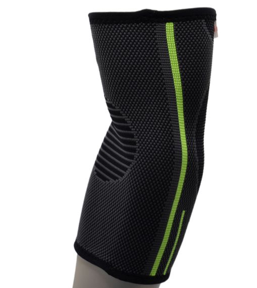 Компресійний налокітник MadMax MFA-283 3D Compressive elbow support Dark grey/Neon green S | Зображення 3