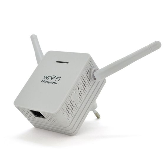 Усилитель WiFi сигнала с 2-мя встроенными антеннами LV-WR06, питание 220V, BOX